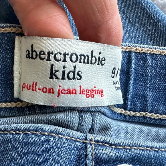 Abercrombie Kids Pull On Jean Legging Sequin Rose & Unicorn You Go Girl Sz 9/10 - Picture 8 of 12